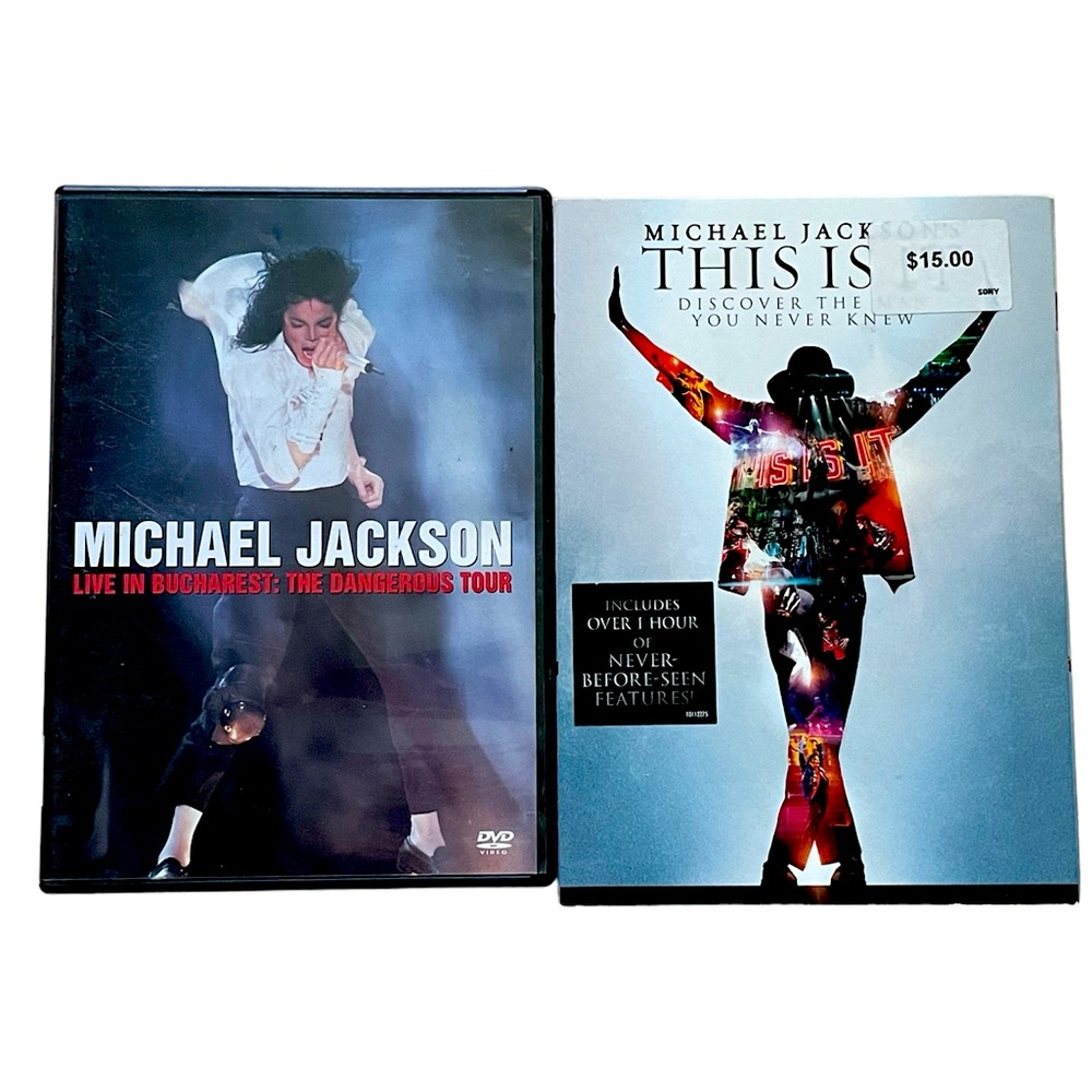 Michael Jackson Live in Bucharest and This is it Tour DVDs